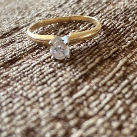 Estate 14k diamond ring - Picture 3 of 3